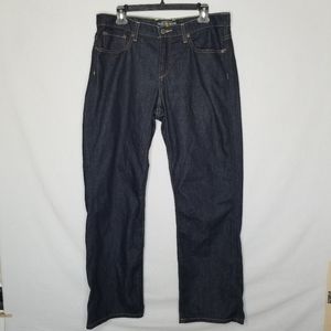 Lucky Brand Women's 14/32 Easy Rider Boot Cut Dark Wash Jeans Style 7W10840